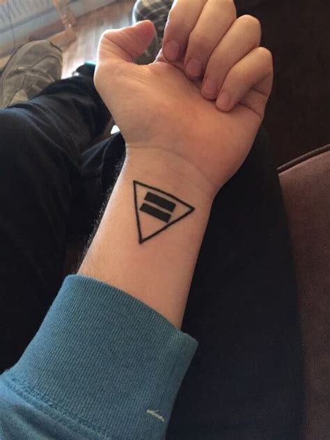 equality symbol tattoo|lesbian star tattoo.